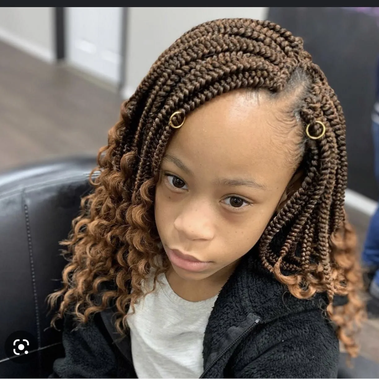 Finished crochet install by Kim's Hair Boutique