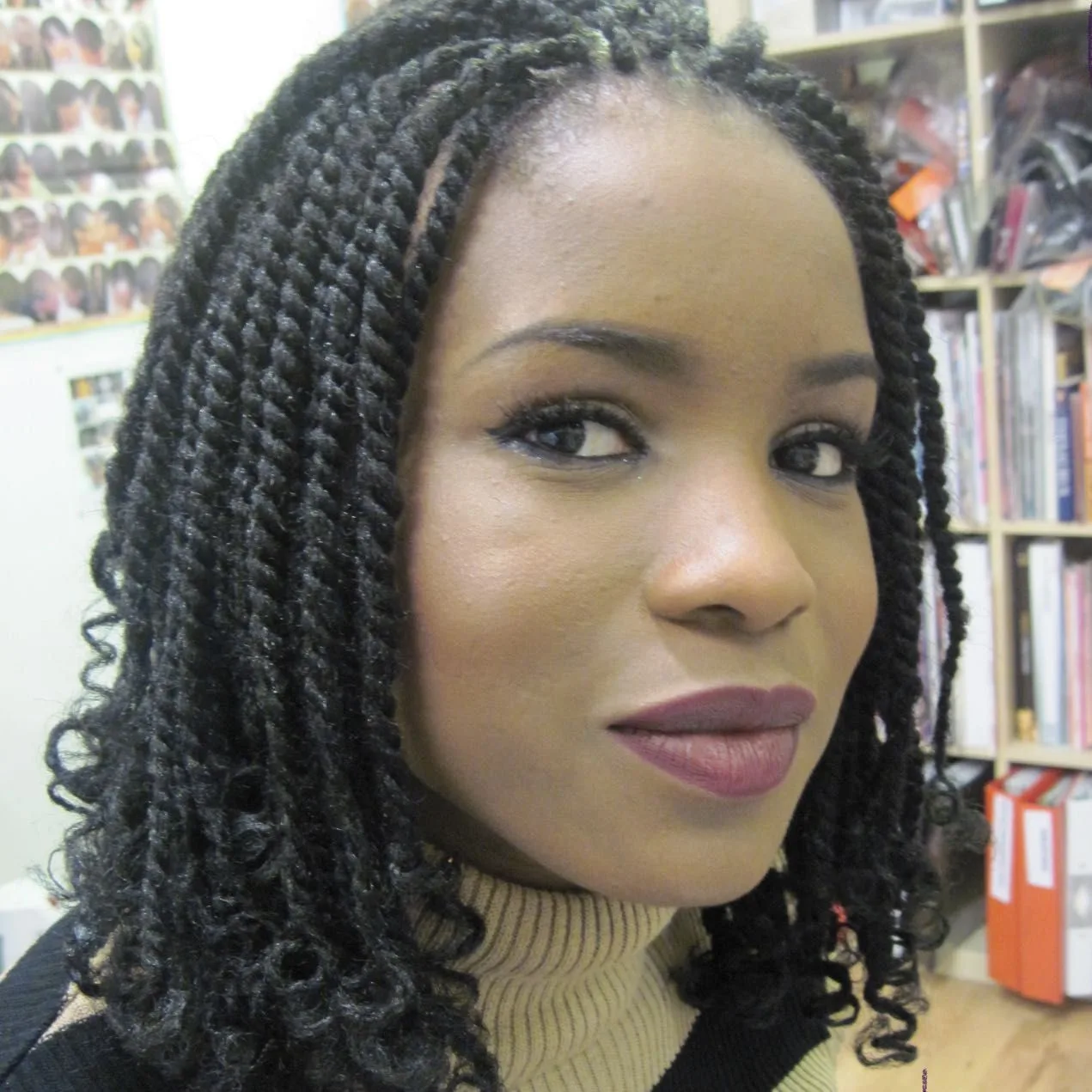 Kim's Hair Boutique client wearing kinky twists